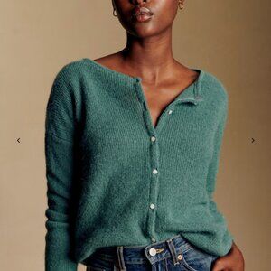 Sezane Gaspard Cardigan Sage - Size S